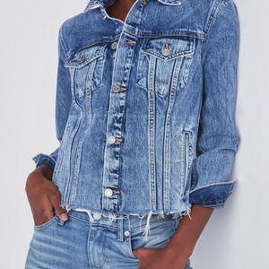 Tomboy Denim Trucker Jacket In Allamere Falls